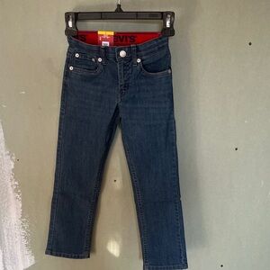 Levi's Dark Blue Jeans with Red Waistband